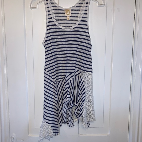 Anthropologie Ric Rac Eliza Striped Racerback Tank - Picture 2 of 16